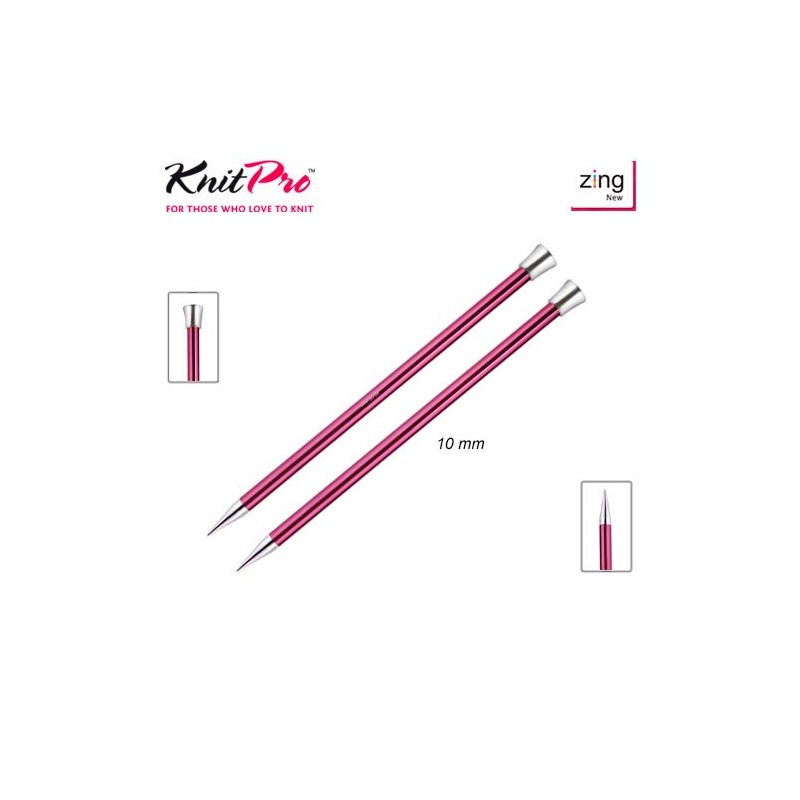 AGUJA TRICOTAR 47338 METAL ZING 10mm (Par)        
