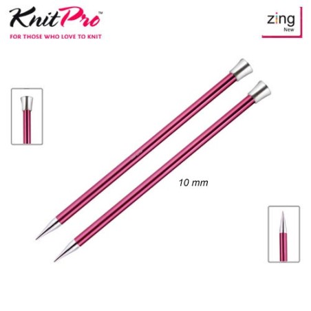 AGUJA TRICOTAR 47338 METAL ZING 10mm (Par)        