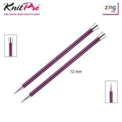 AGUJA TRICOTAR 47339 METAL ZING 12mm (Par)        
