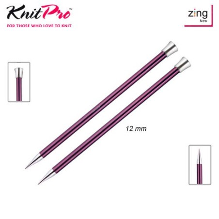 AGUJA TRICOTAR 47339 METAL ZING 12mm (Par)        