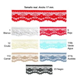 ENCAJE NYLON 630/2S (Metros) 17mm                 