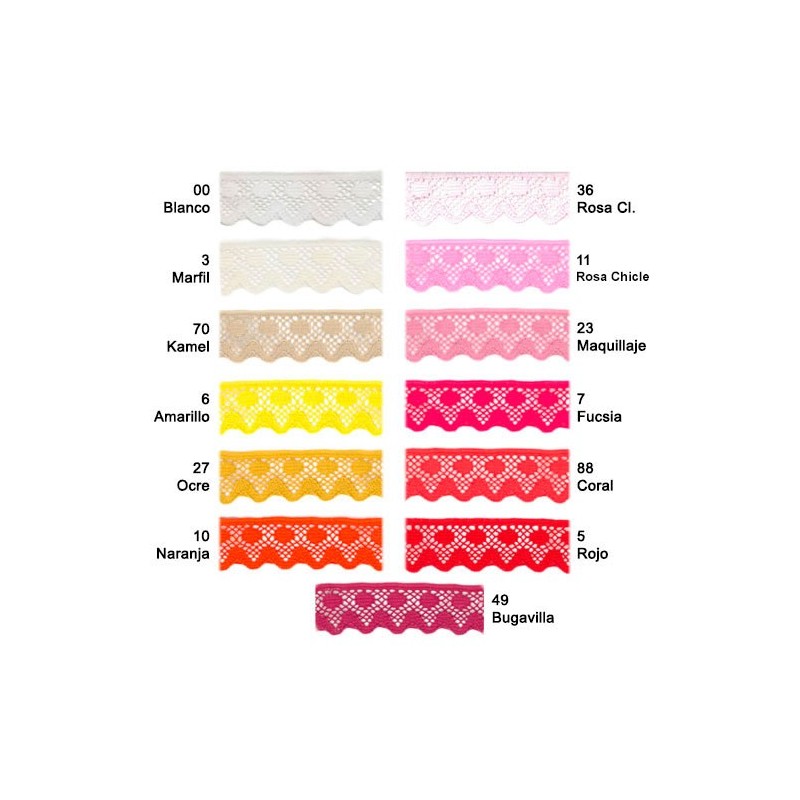 PUNTILLA NYLON TOPOS 72274 (Metros)               
