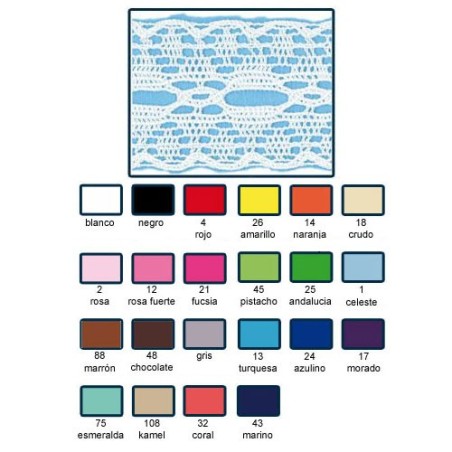 ENCAJE PERLE 4353 (Metros)                        