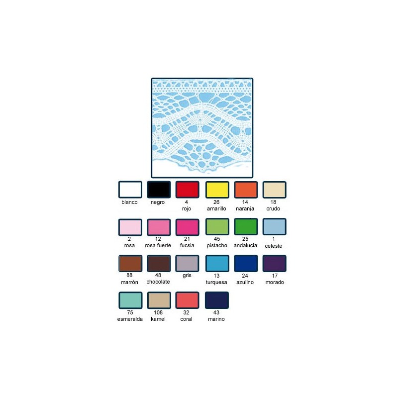 ENCAJE PERLE 4654 (Metros)                        