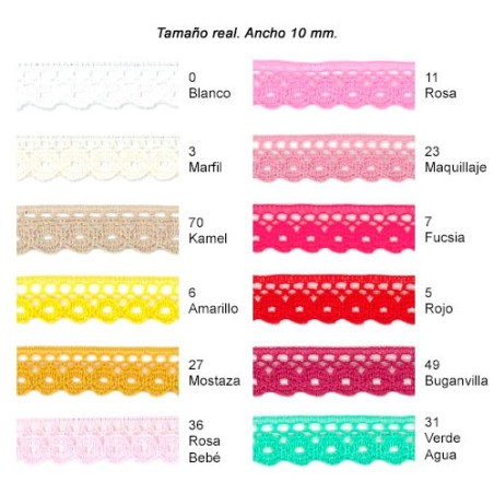 ENCAJE NYLON PUNTILLA 7117 (Metros)               