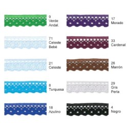 ENCAJE NYLON PUNTILLA 7117 (Metros)               