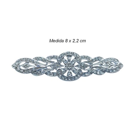 Broche de mantilla baño rodio | Envíos 24h | Mercys                   