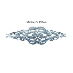 Broche Mantilla baño rodio | Envíos 24h | Mercys                      