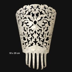 PEINETA MANTILLA NACAR 406 (18x25)                