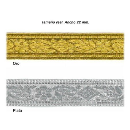 GALON LITURGIA 59027 (Metros) Ancho de 22mm       