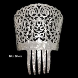 PEINETA MANTILLA NACAR N385 (16x26)               