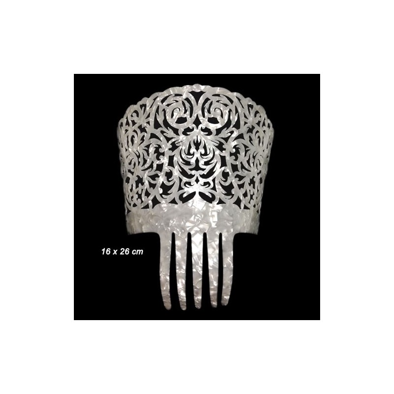 PEINETA MANTILLA NACAR N385 (16x26)               