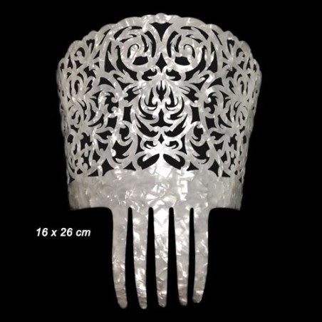 PEINETA MANTILLA NACAR N385 (16x26)               