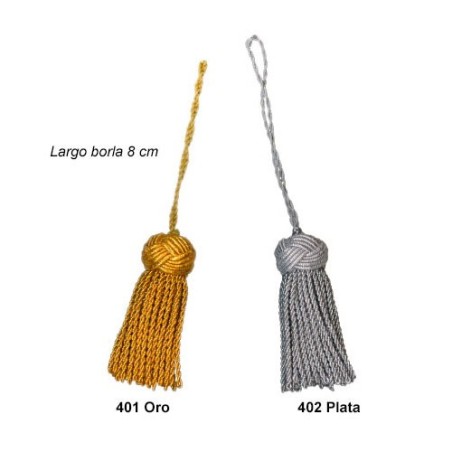 BORLA METALIZADA 127.000 (Unidad) 8cm             
