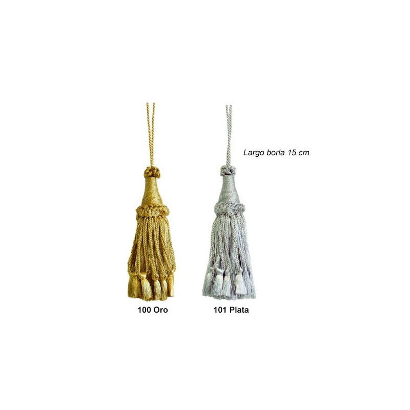 BORLA METALIZADA 50305 (Unidad) 15cm              