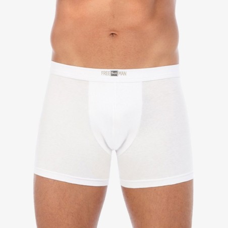 Calzoncillo hombre de lycra liso estilo pantalón                      