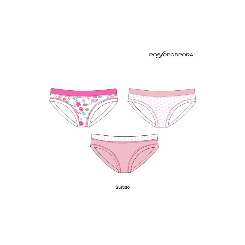 BRAGA NIÑA BA509 (Pack 3 Unidades)                