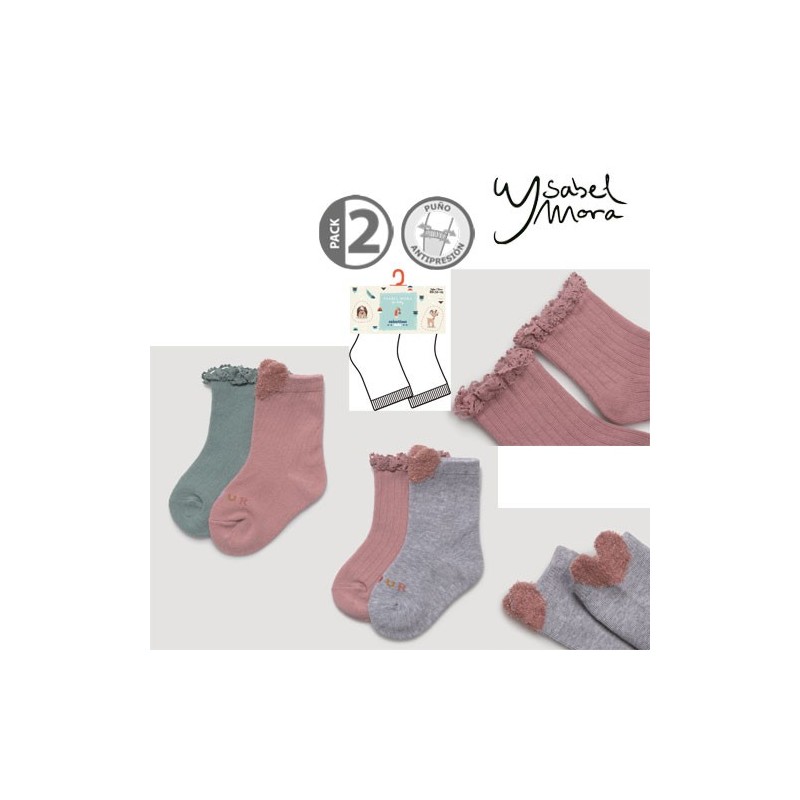 CALCETIN BEBE 52242 (Pack de 2 Pares)             