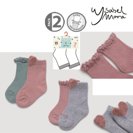 CALCETIN BEBE 52242 (Pack de 2 Pares)             