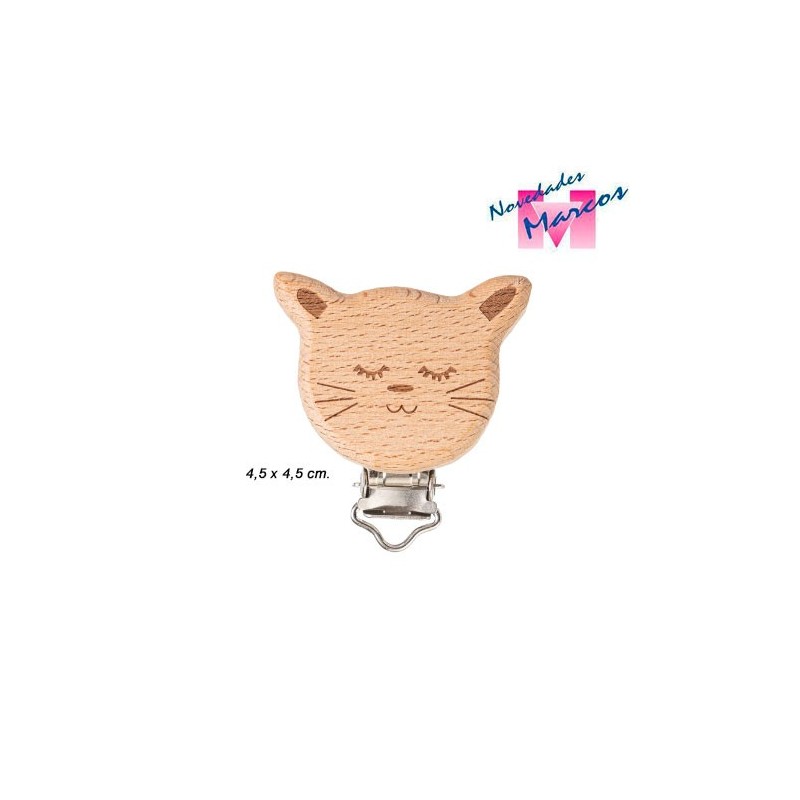PINZA CHUPETERO FR2058 MADERA (Unidad) GATO       