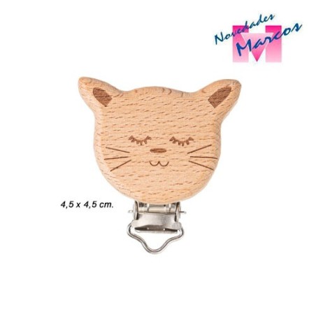 PINZA CHUPETERO FR2058 MADERA (Unidad) GATO       