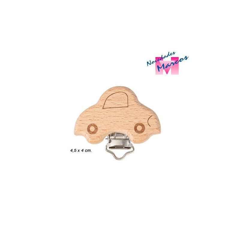 PINZA CHUPETERO FR2059 MADERA (Unidad) COCHE      