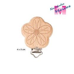 PINZA CHUPETERO FR2060 MADERA (Unidad) FLOR       