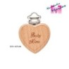 PINZA CHUPETERO FR2061 MADERA (Unidad) CORAZON    