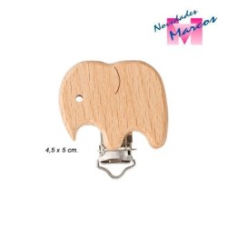 PINZA CHUPETERO FR2062 MADERA (Unidad) ELEFANTE   