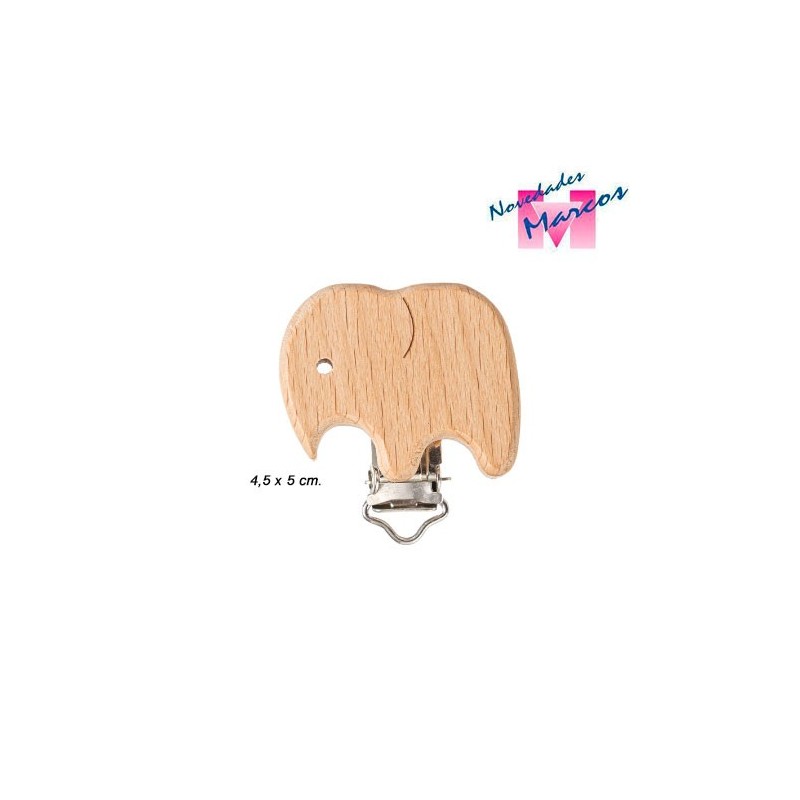 PINZA CHUPETERO FR2062 MADERA (Unidad) ELEFANTE   