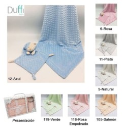 MANTA 0775 LUXE BEBE+DOU DOU (80x110cm)           