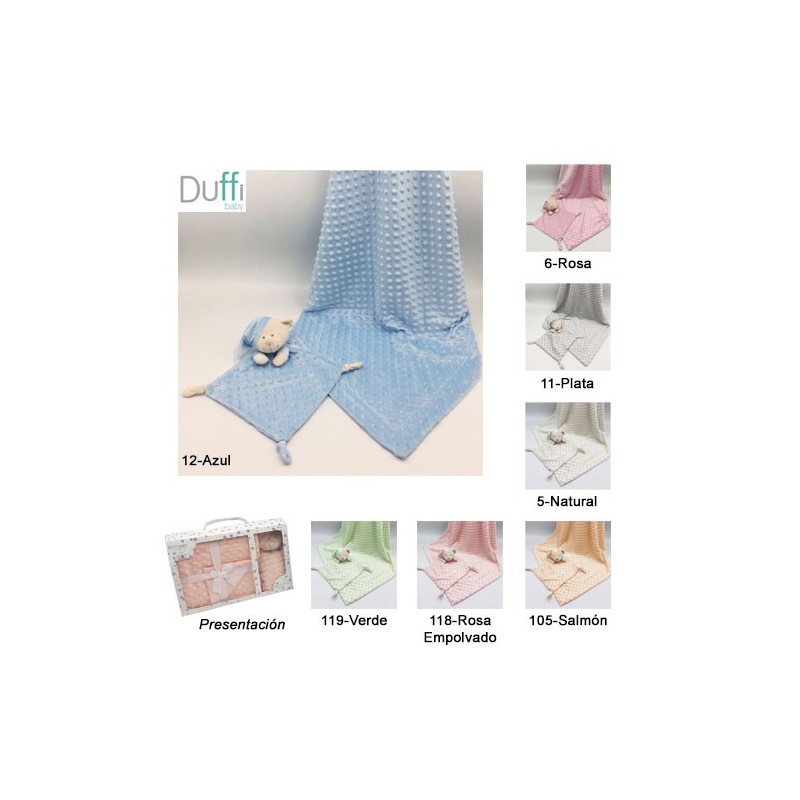 MANTA 0775 LUXE BEBE+DOU DOU (80x110cm)           