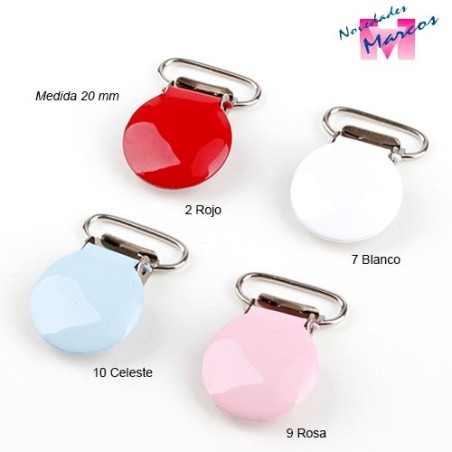 PINZA REDONDA METAL FR3003 20mm (Unidad)          