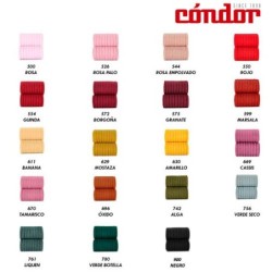 Leotardos para niña de colores remallado a mano                       
