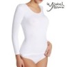 Camiseta mujer manga larga cuello redondo                             