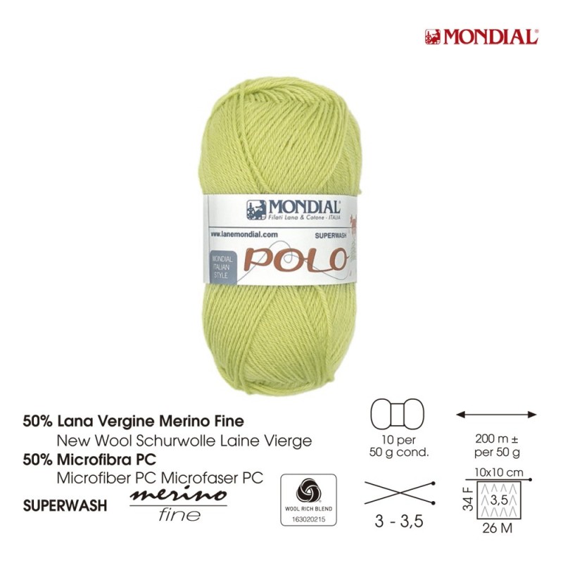 OVILLO LANA 50gr POLO