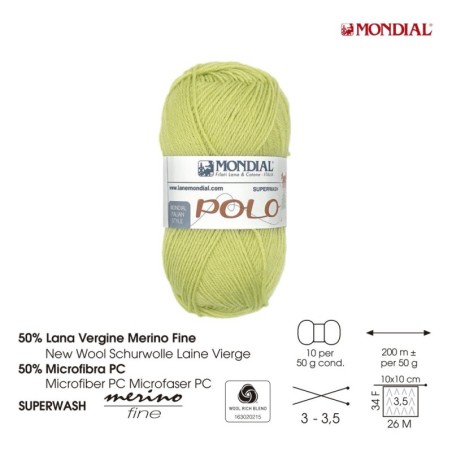 OVILLO LANA 50gr POLO